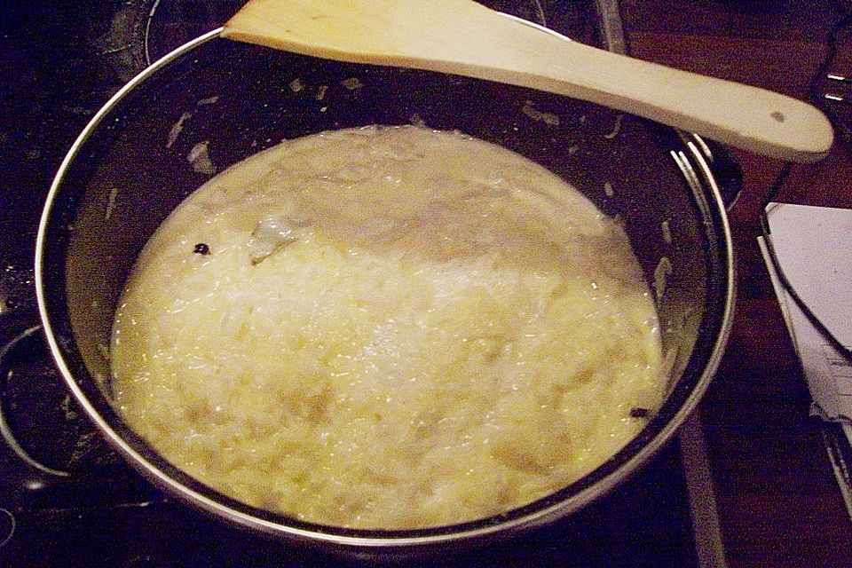 Prosecco - Kraut mit weißer Schokolade