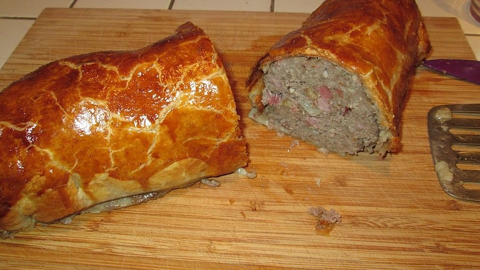 Blätterteig - Hackrolle von anke2626| Chefkoch