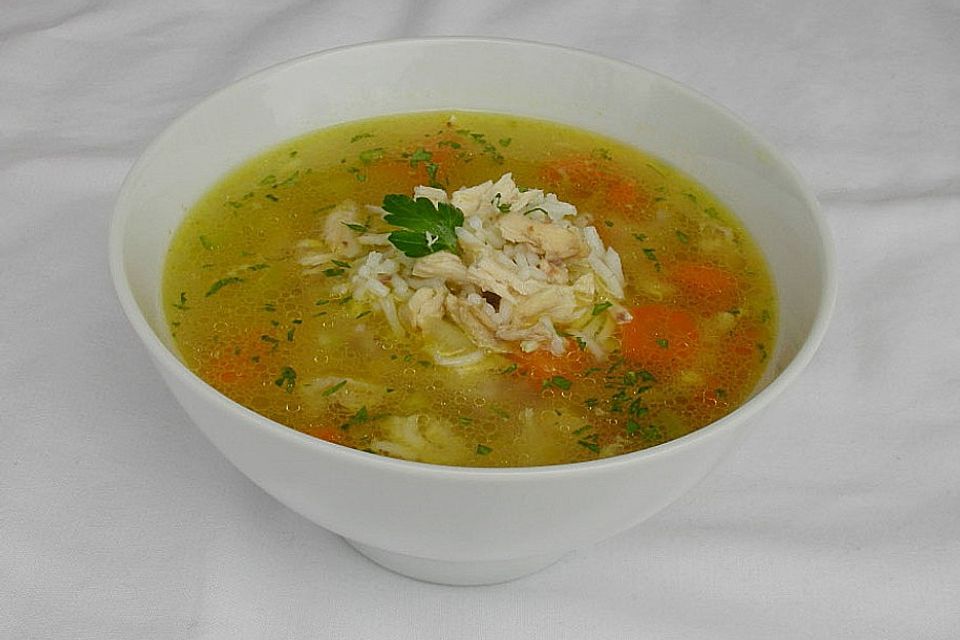 Hühnersuppe, kalorienarm