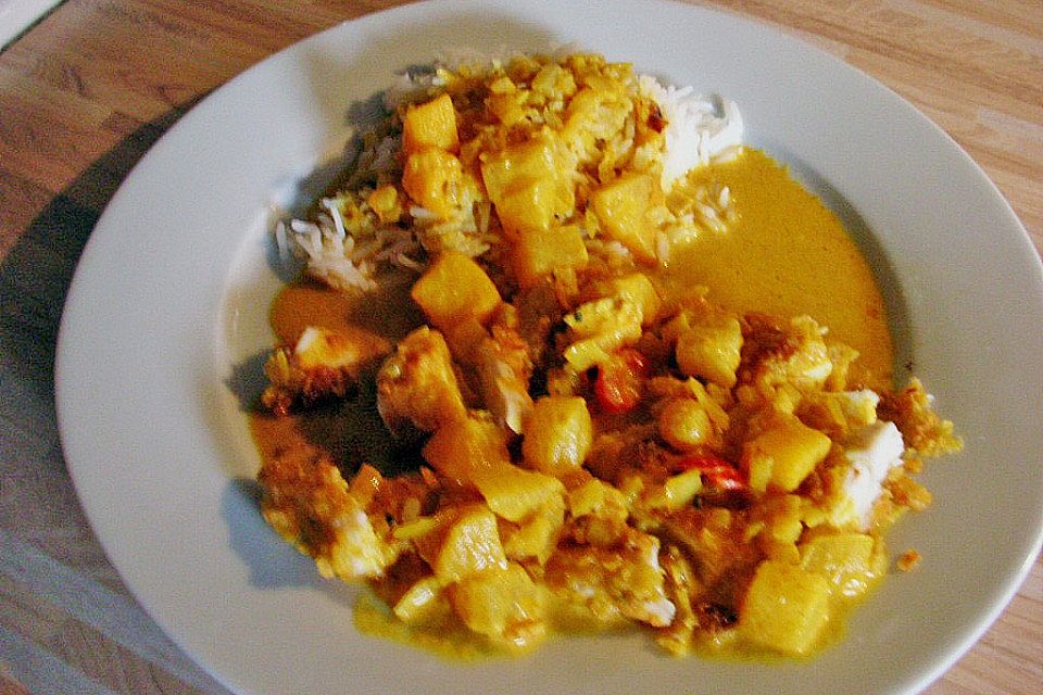 Curry - Früchte - Sauce