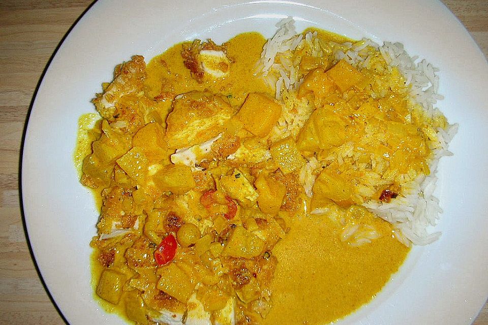 Curry - Früchte - Sauce