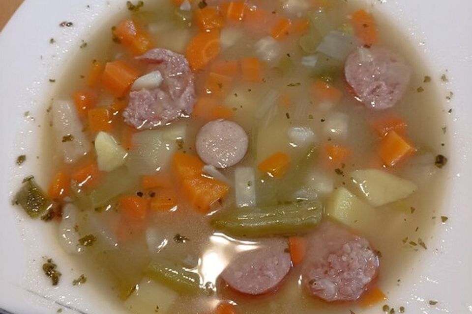 Kartoffel - Gemüse - Suppe