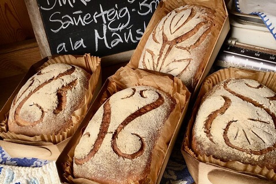 Dinkel - Roggen - Sauerteig - Brot a la Mäusle