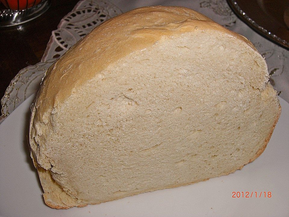 Weißbrot im Brotbackautomaten von chrisy69| Chefkoch