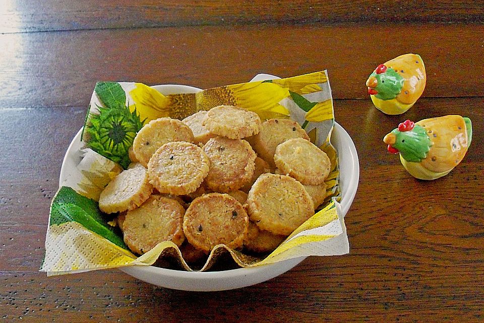 Käse - Walnuss - Plätzchen