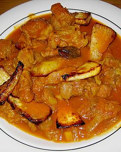 Shalgam Gosht - Lamm mit weißen Rübchen