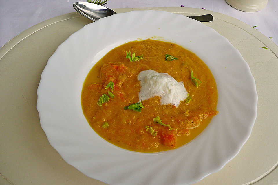 Möhren – Ingwer – Suppe