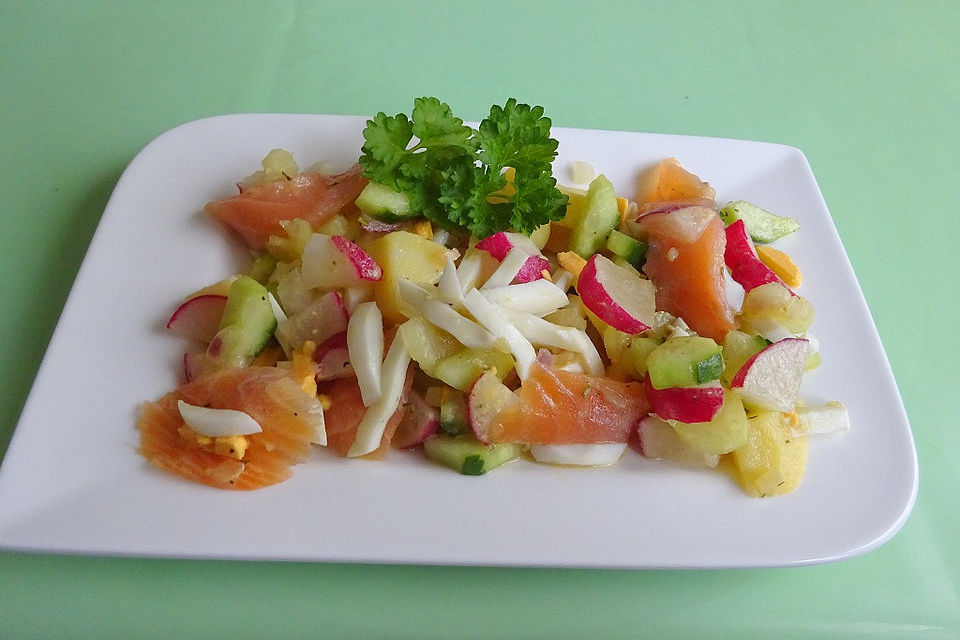 Lachs - Kartoffelsalat