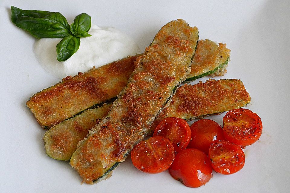 Gebratene Zucchini