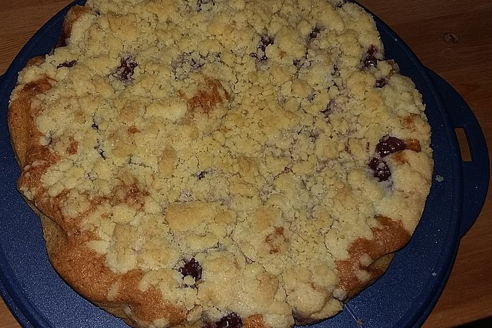 Kirschstreuselkuchen vom Blech