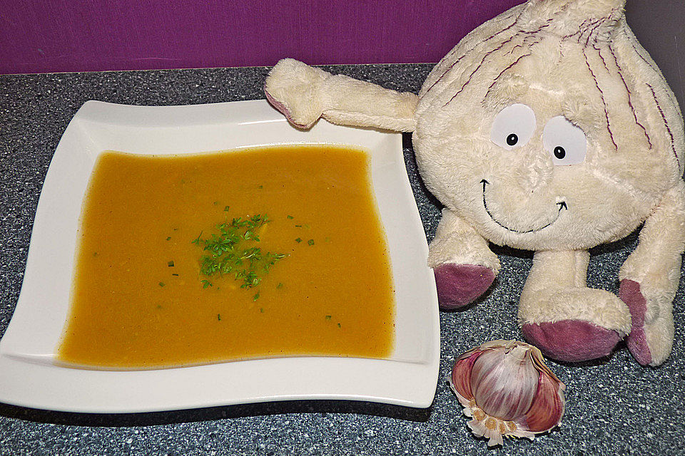 Süßkartoffel - Karotten - Suppe