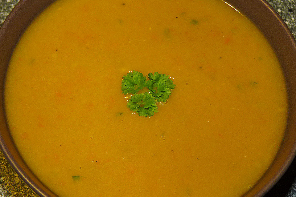 Süßkartoffel - Karotten - Suppe