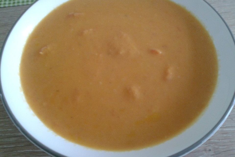 Süßkartoffel - Karotten - Suppe