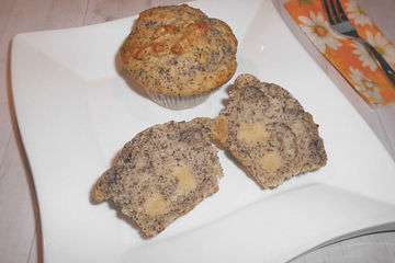Mohn - Marzipan - Muffins