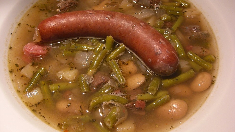 Mamas Schnippelbohneneintopf von ImmerEssen| Chefkoch Mamas Schnippelbohneneintopf von ImmerEssen| Chefkoch