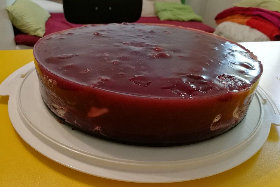 Kirschsaft - Puddingkuchen