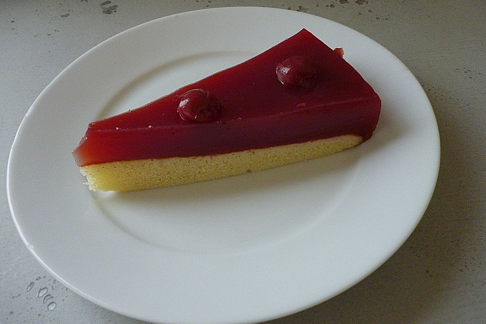 Kirschsaft - Puddingkuchen