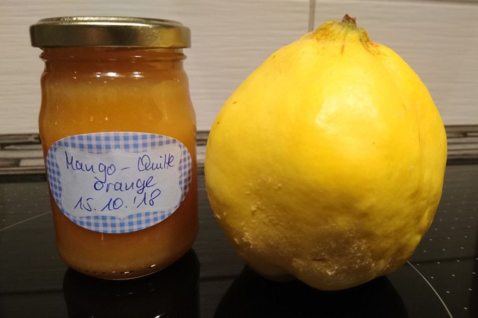 Italialadys Quitten - Mangomarmelade mit Orangensaft