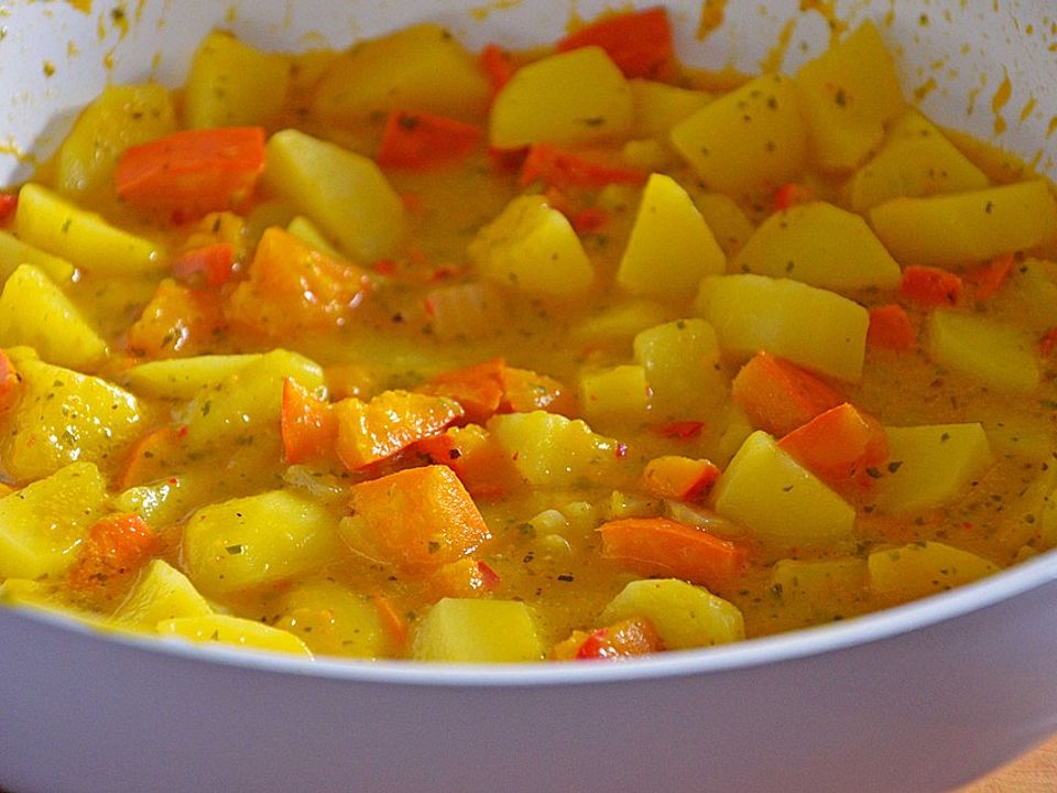 Kürbis - Kartoffel - Chili - Pfanne von Godot| Chefkoch