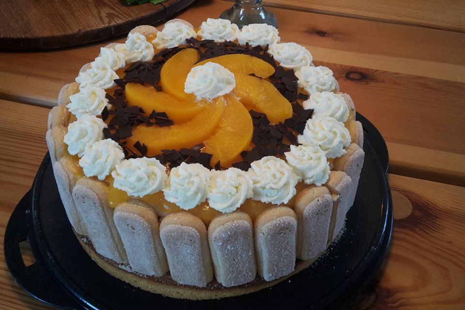 Pfirsich - Joghurt - Torte