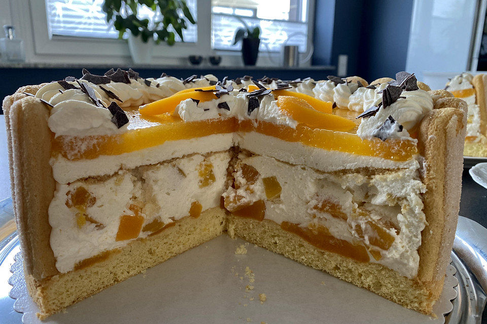 Pfirsich - Joghurt - Torte