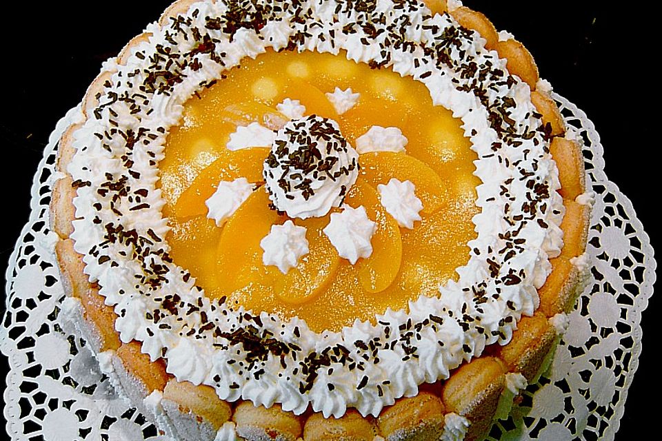 Pfirsich - Joghurt - Torte