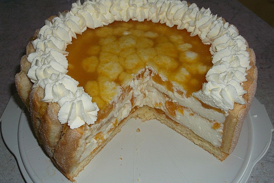 Pfirsich - Joghurt - Torte