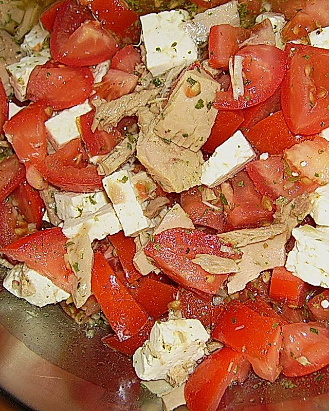Tomaten - Thunfisch Salat