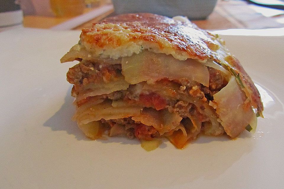 Kohlrabilasagne Kohlrabilasagne