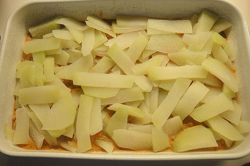 Kohlrabilasagne Kohlrabilasagne
