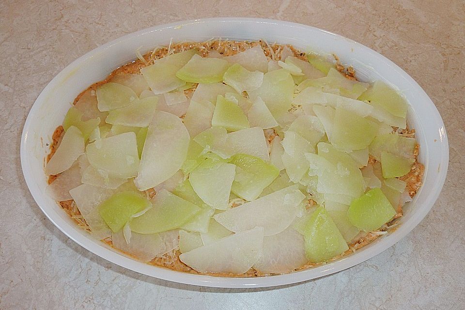 Kohlrabilasagne Kohlrabilasagne