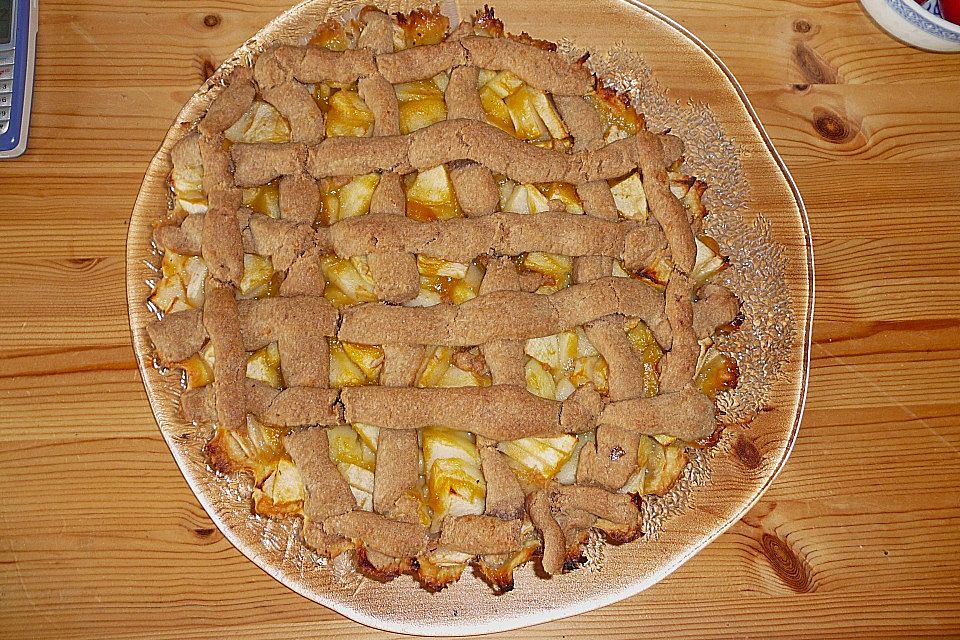 Veganer Apfelkuchen  mit Zimtstreuseln