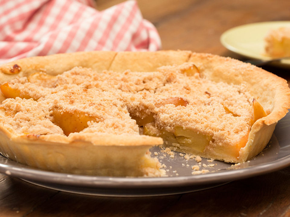 Veganer Apfelkuchen Mit Zimtstreuseln Von Schmim | Chefkoch