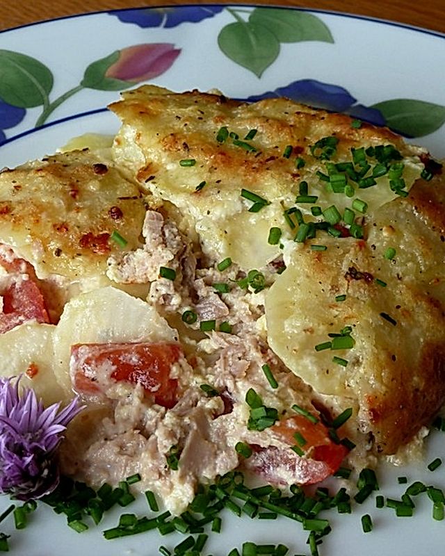 Kartoffel - Thunfisch - Gratin