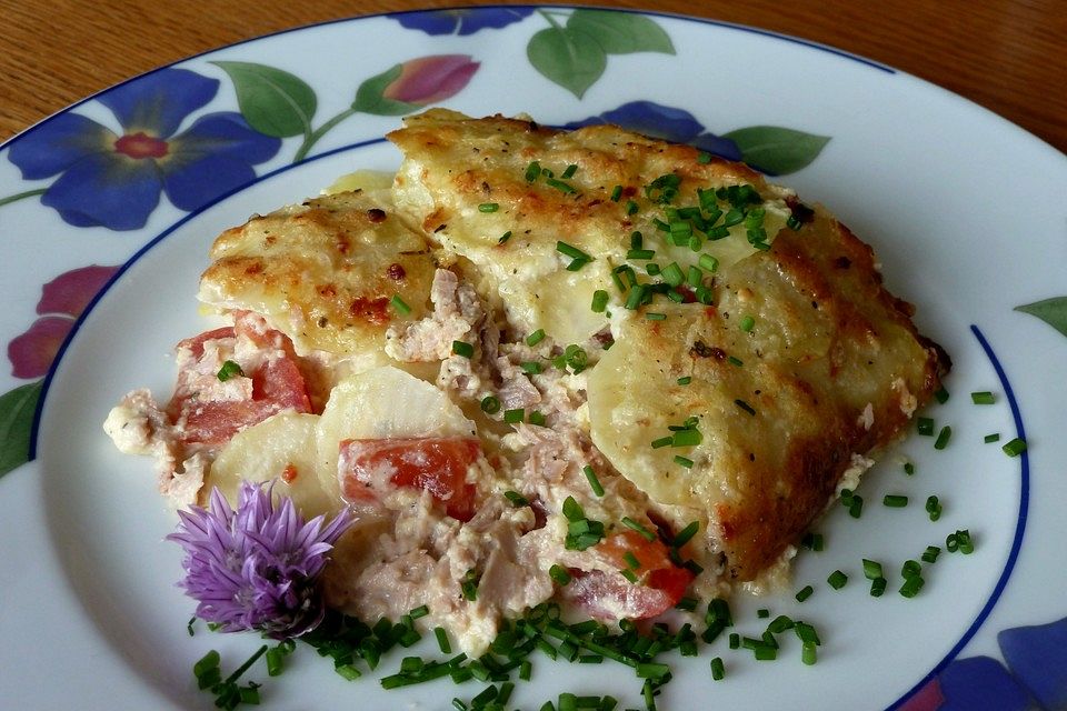 Kartoffel - Thunfisch - Gratin