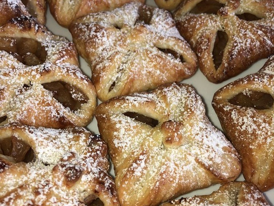 Blätterteig - Apfeltaschen von Yvonna| Chefkoch