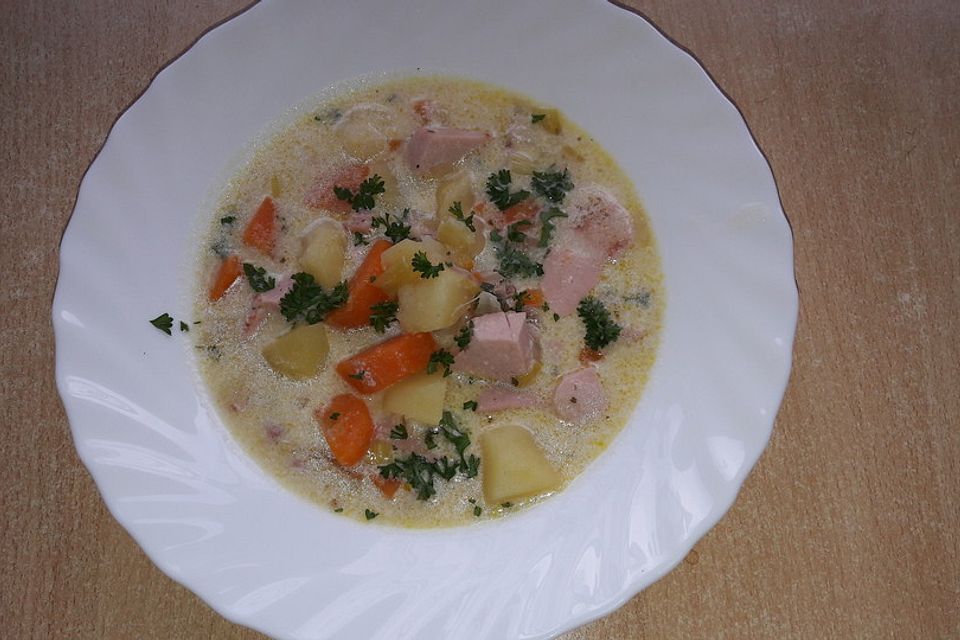 Unsere Lieblingskartoffelsuppe