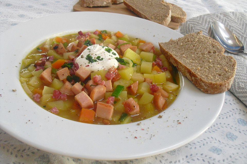 Unsere Lieblingskartoffelsuppe