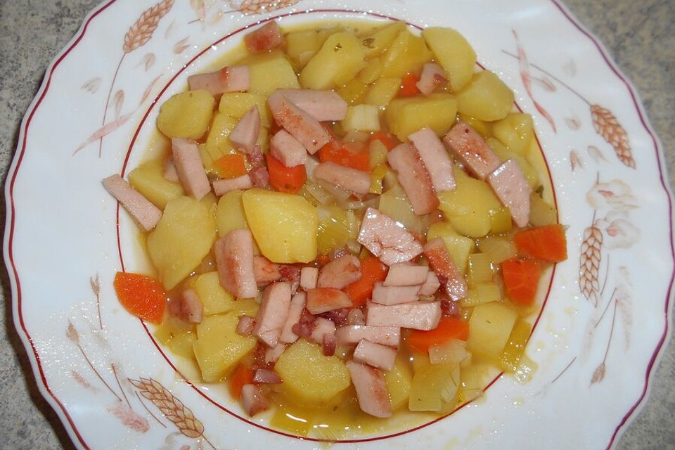 Unsere Lieblingskartoffelsuppe