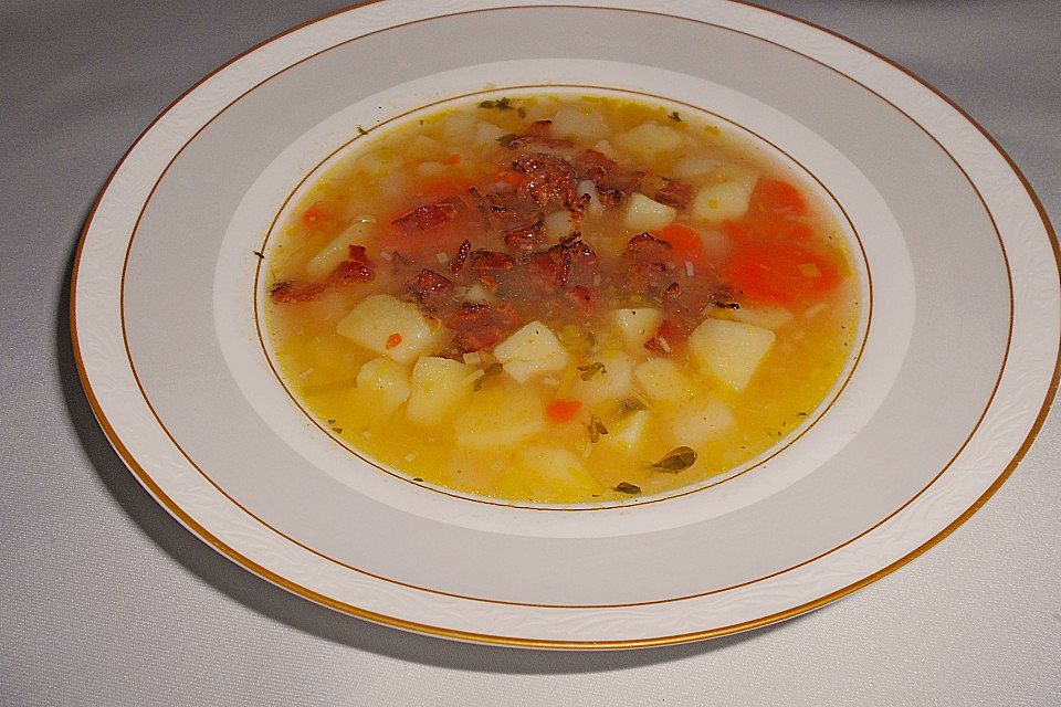 Unsere Lieblingskartoffelsuppe