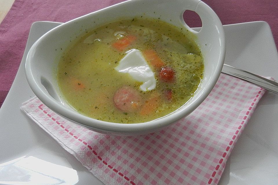 Unsere Lieblingskartoffelsuppe