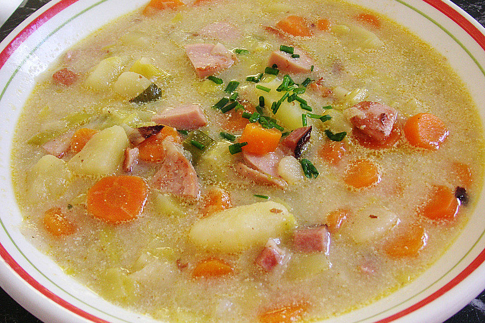 Unsere Lieblingskartoffelsuppe