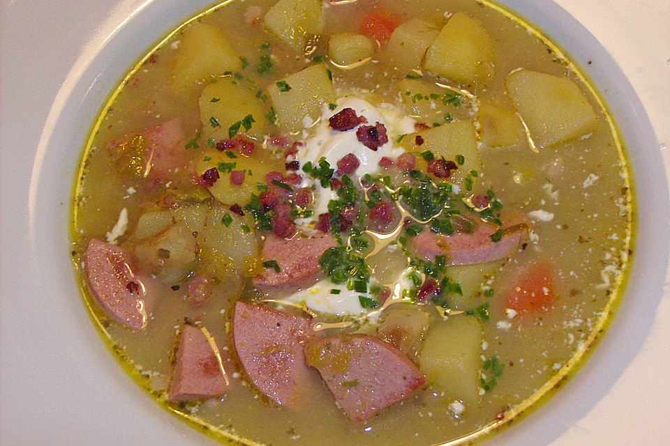 Unsere Lieblingskartoffelsuppe