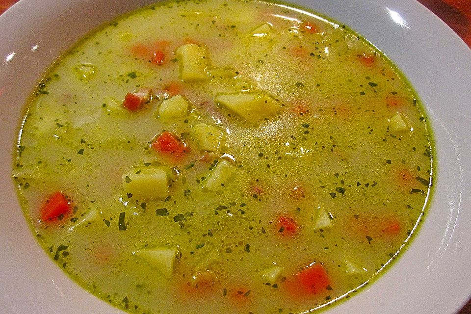 Unsere Lieblingskartoffelsuppe