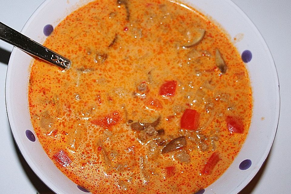 Hackfleischsuppe