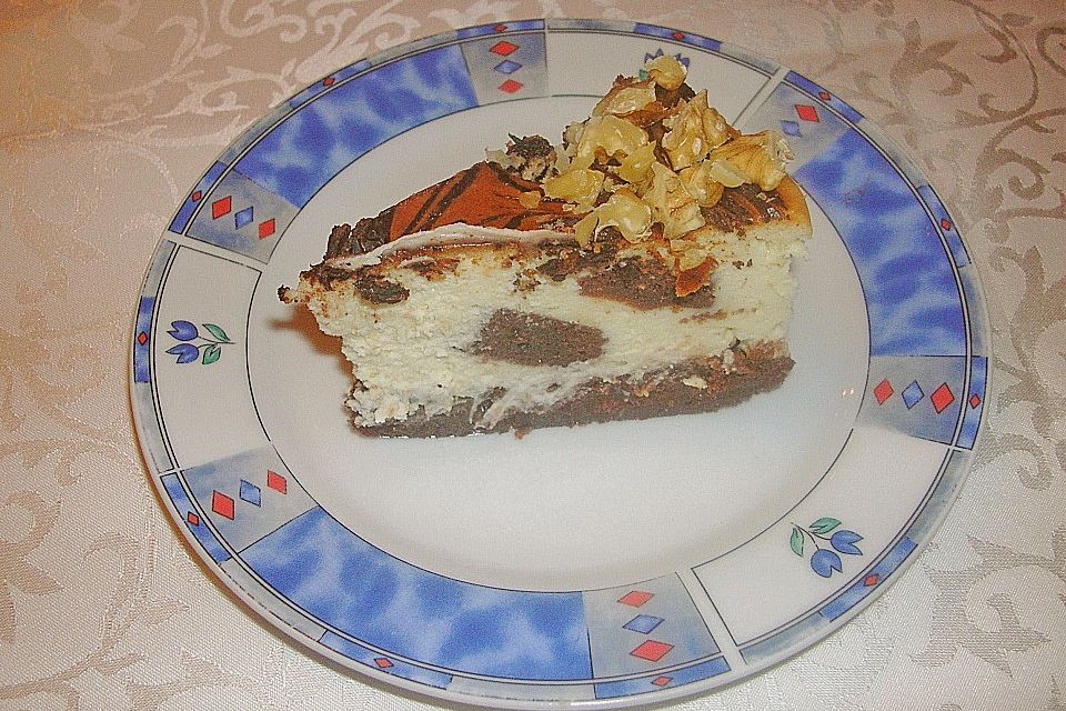 Brownie Swirl Cheesecake