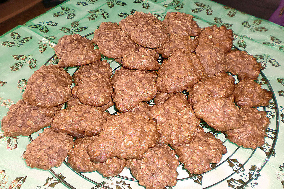 Kernige Schokoplätzchen