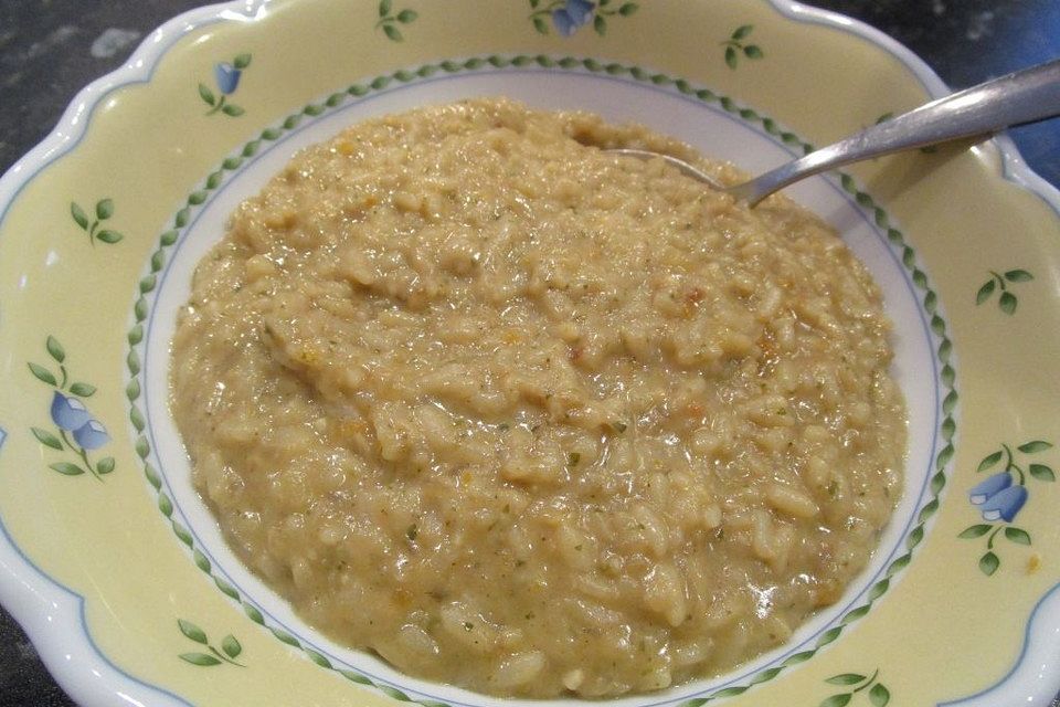 Risotto Grundrezept mit vier Abwandlungen