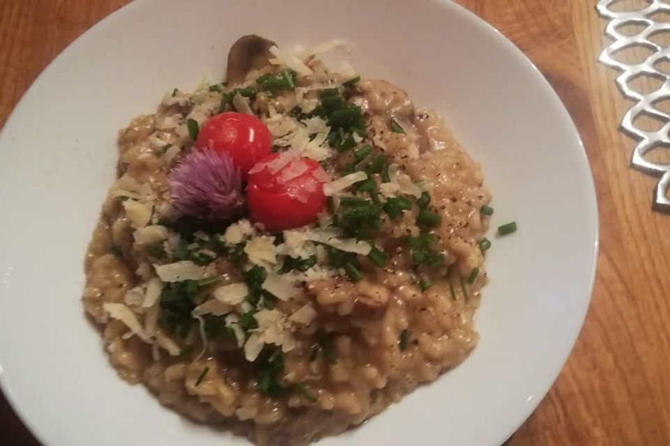 Risotto Grundrezept mit vier Abwandlungen