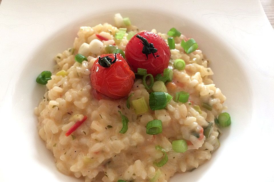 Risotto Grundrezept mit vier Abwandlungen